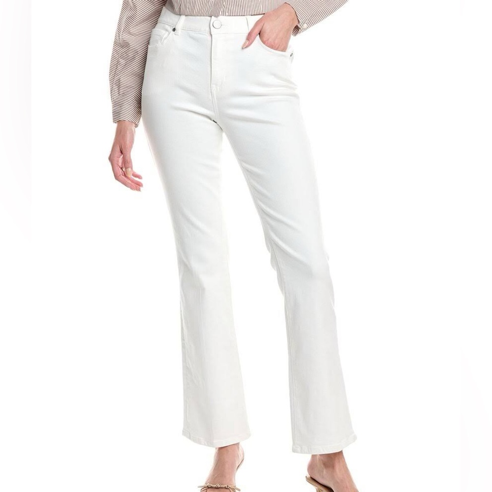 CAbi Women's 5th Avenue Flare White Jeans